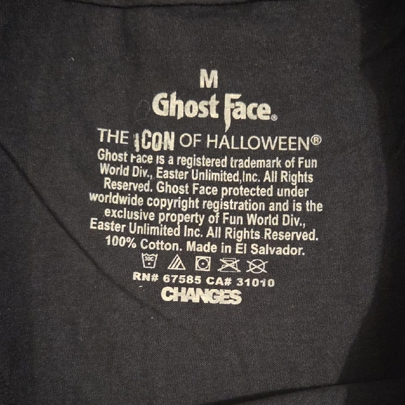 Ghostface Black Short Sleeve Tee - Picture 2 of 2